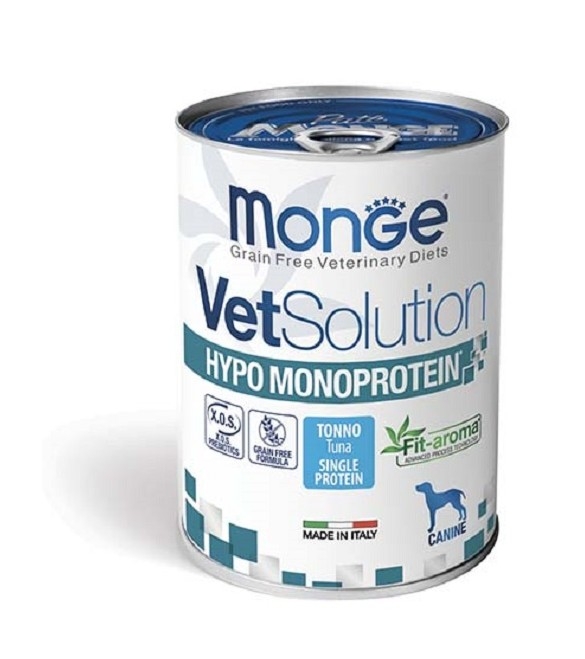 MONGE VETERINARY DOG HYPO MONOPROTEIN TONNO 