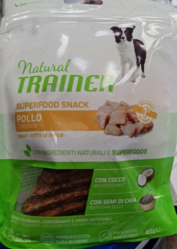 NATURAL TRAINER SUPERFOOD SNACK POLLO 