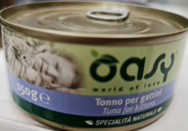 OASY WET CAT SPECIALITA' NATURALI TONNO PER GATTINI Gatti