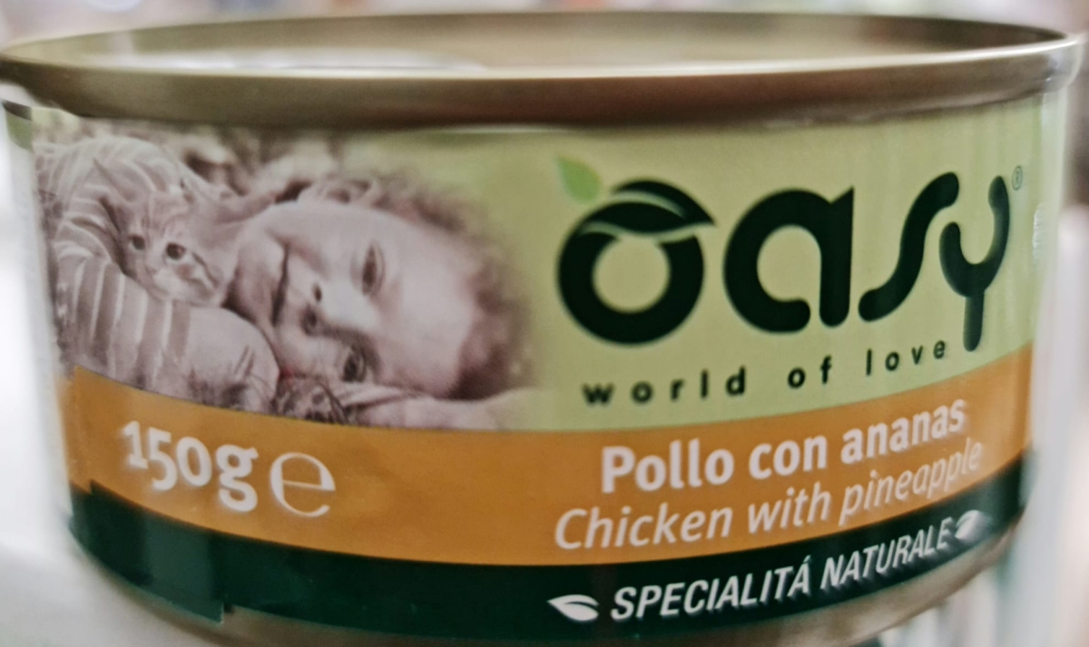 OASY SPECIALITA' NATURALE POLLO CON ANANAS 