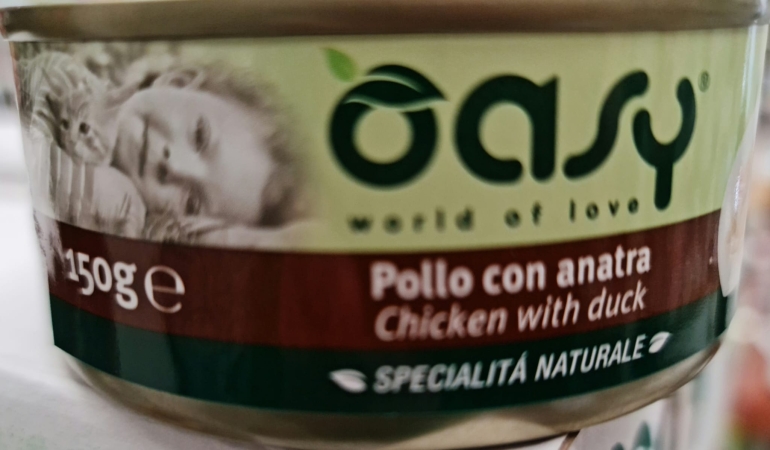 OASY SPECIALITA' NATURALE POLLO CON ANATRA Gatti