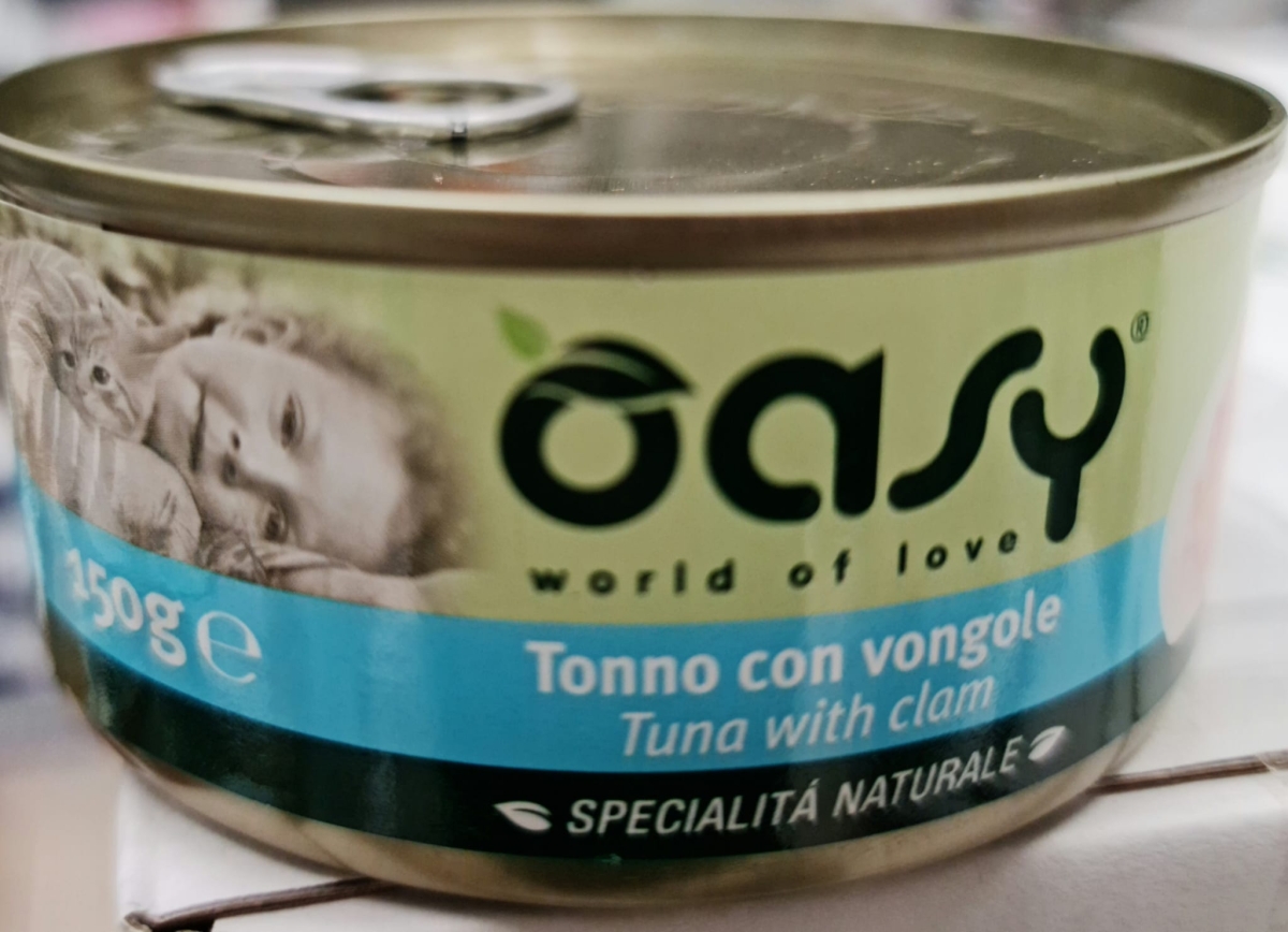 OASY SPECIALITA' NATURALE TONNO CON VONGOLE 