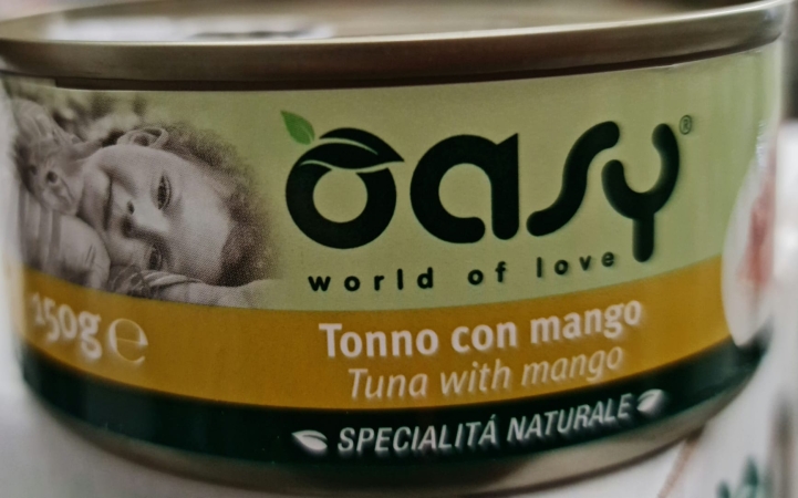 OASY SPECIALITA' NATURALE TONNO CON MANGO Gatti