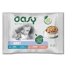 OASY WET CAT BOCCONCINI MULTIPACK ADULT FISH SELECTION 