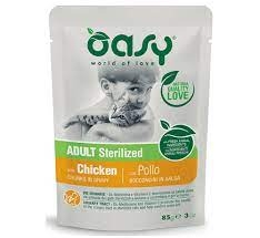 OASY WET CAT BOCCONCINI ADULT STERILIZED POLLO