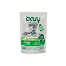 OASY WET CAT BOCCONCINI ADULT STERILIZED TACCHINO