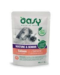 OASY WET CAT BOCCONCINI MATURE & SENIOR SALMONE