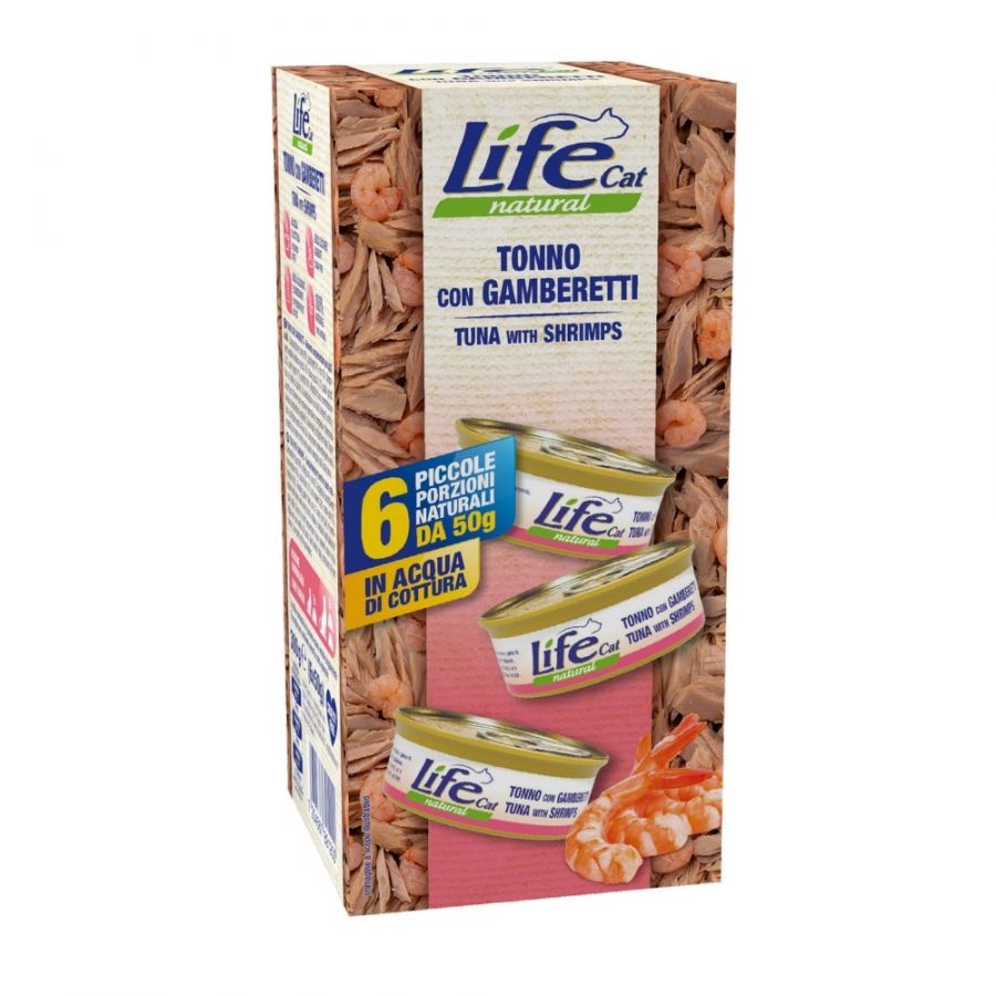 LIFECAT TONNO E GAMBERETTI MULTIBOX 