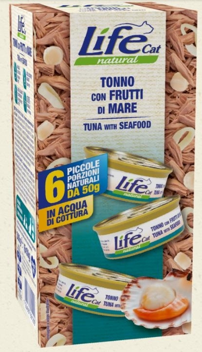 LIFECAT TONNO E FRUTTI DA MARE MULTIBOX 