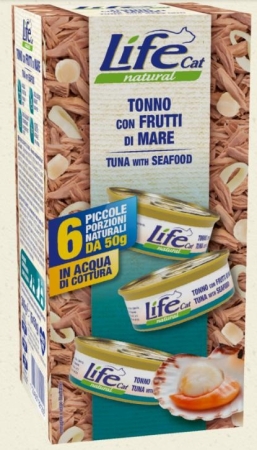 LIFECAT TONNO E FRUTTI DA MARE MULTIBOX Gatti