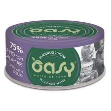 OASY WET CAT MORE LOVE TONNO CON CALAMARI IN ACQUA DI COTTURA 