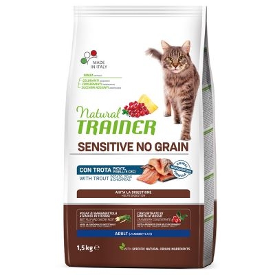 NATURAL TRAINER CAT SENSITIVE NO GRAIN TROTA Gatti