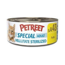 PETREET NATURA VELLUTATE STERILIZED ADULT POLLO SA43 