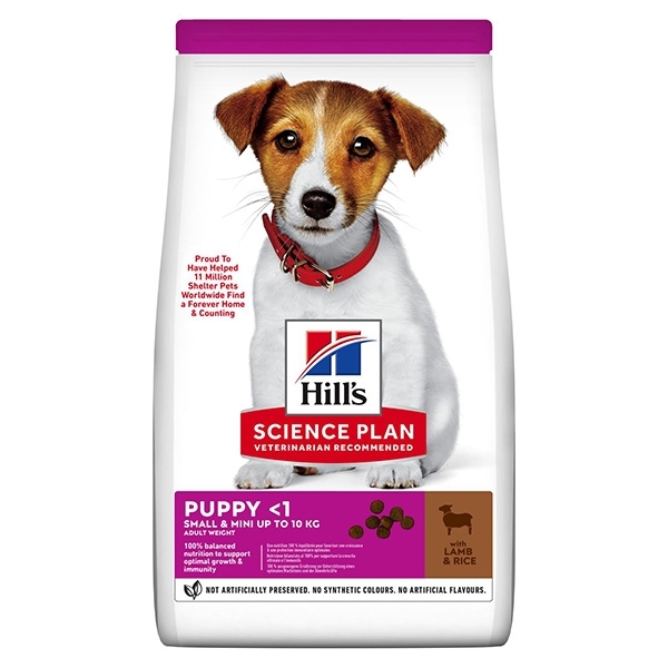 HILLS PET NUTRITION SCIENCE PLAN SMALL & MINI PUPPY CON AGNELLO CON RISO