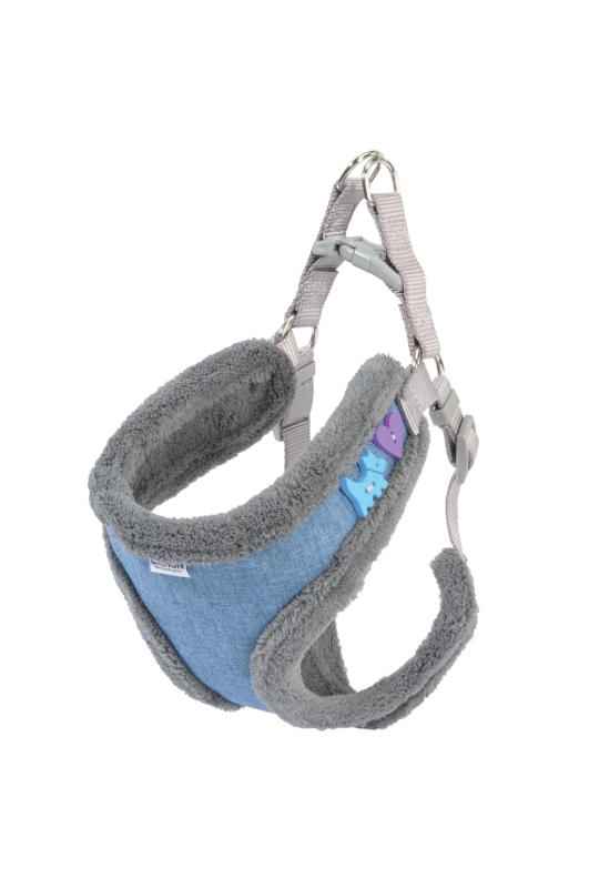 CAMON PETTORINA INVERNALE BLU CON BOTTONI 