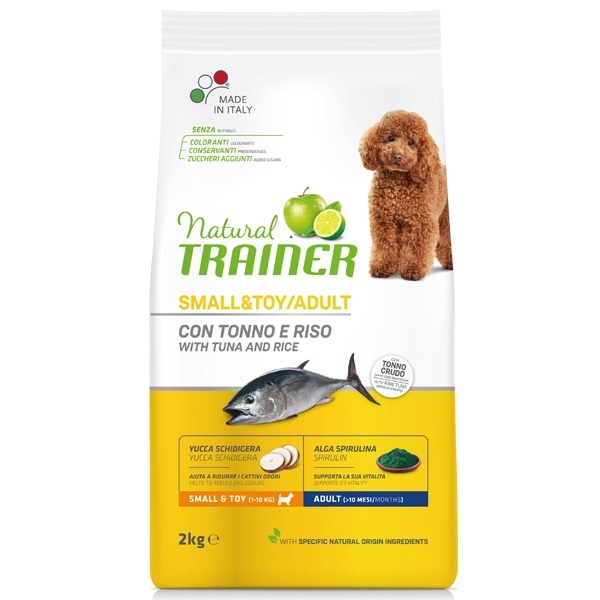 TRAINER NATURAL  ADULT SMALL & TOY TONNO E RISO