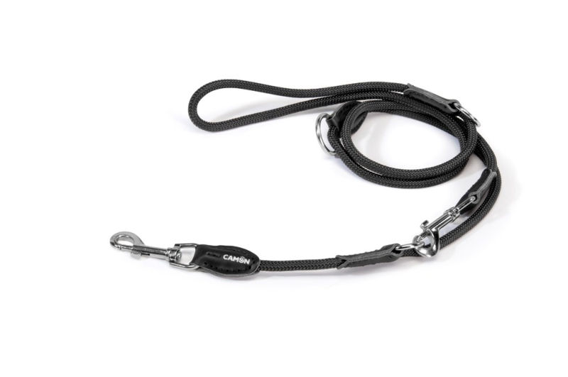 CAMON GUINZAGLIO DA ADDESTRAMENTO CORDA NYLON NERO 