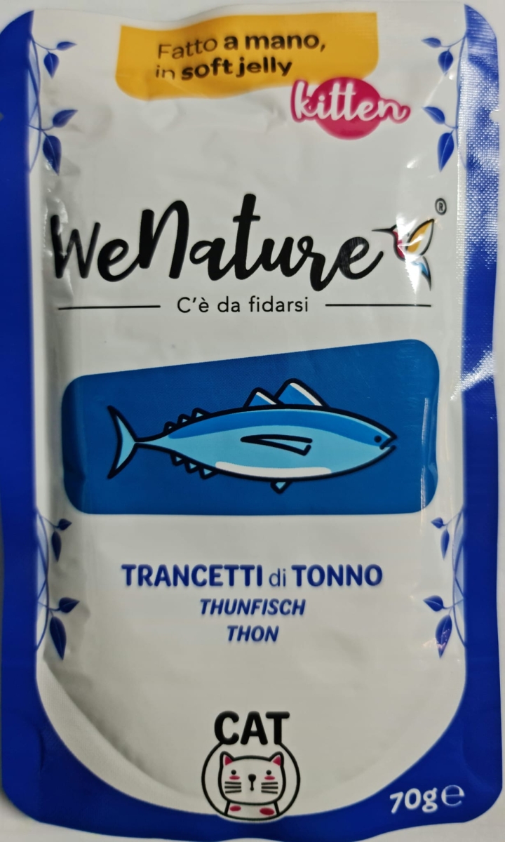 WENATURE KITTEN TRANCETTI DI TONNO IN SOFT JELLY 