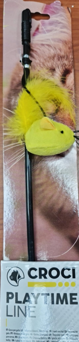 CROCI GAZ GIOCO GATTO BACCHETTA COLOR MOUSE 