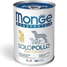 MONGE MONOPROTEIN DOG SOLO POLLO PATE' Cani