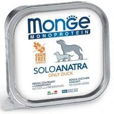 MONGE NATURAL SUPERPREMIUM MONOPROTEICO SOLO ANATRA Cani