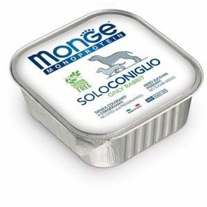MONGE  NATURAL SUPERPREMIUM MONOPROTEICO SOLO CONIGLIO 