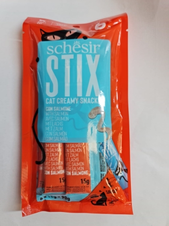 SCHESIR STIX CAT CREAMY SNACKS SALMONE Gatti