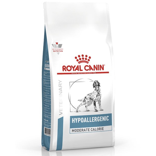 ROYAL CANIN VETERINARY DIET HYPOALLERGENIC MODERATE CALORIE 