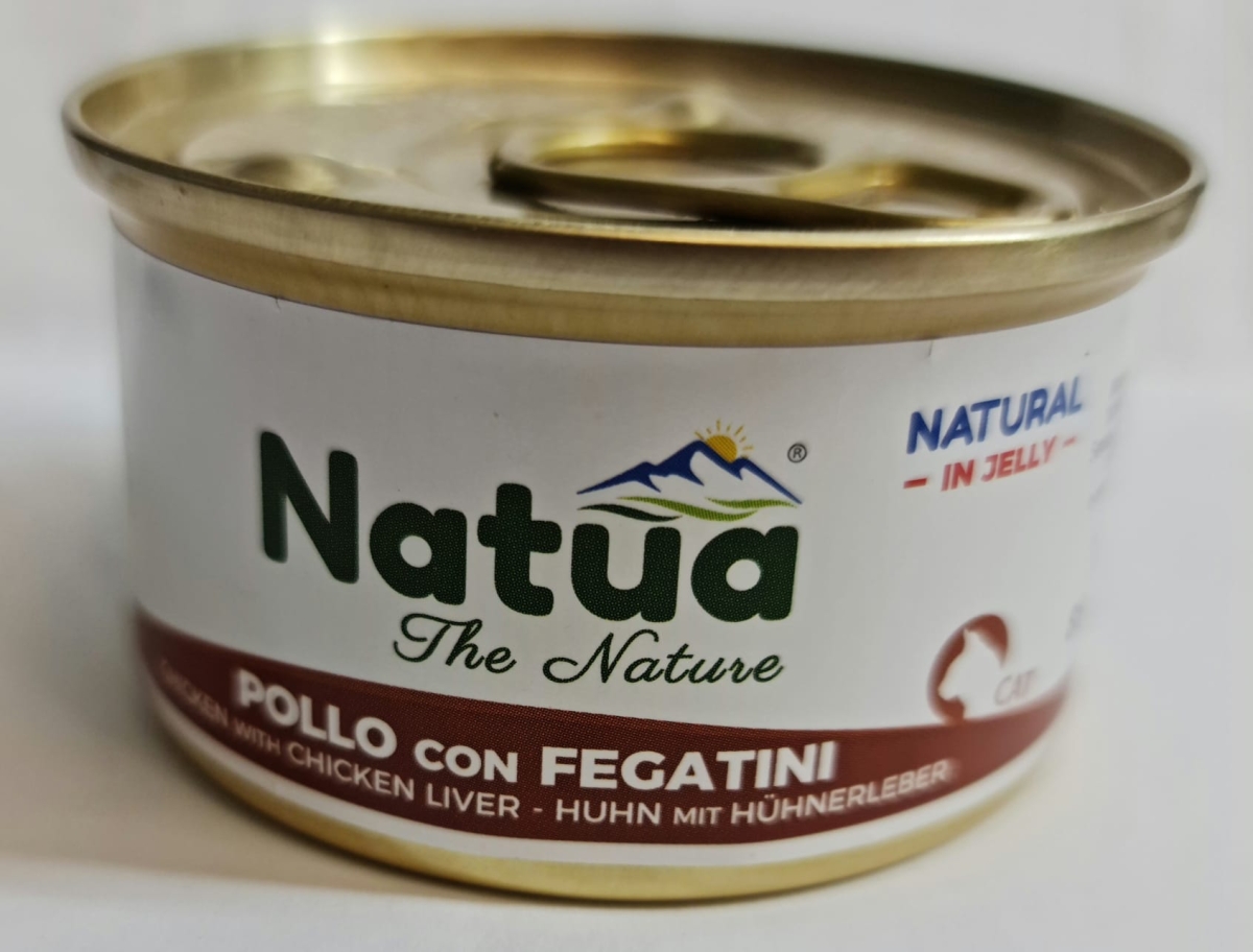 NATUA CAT JELLY POLLO CON FEGATINI 