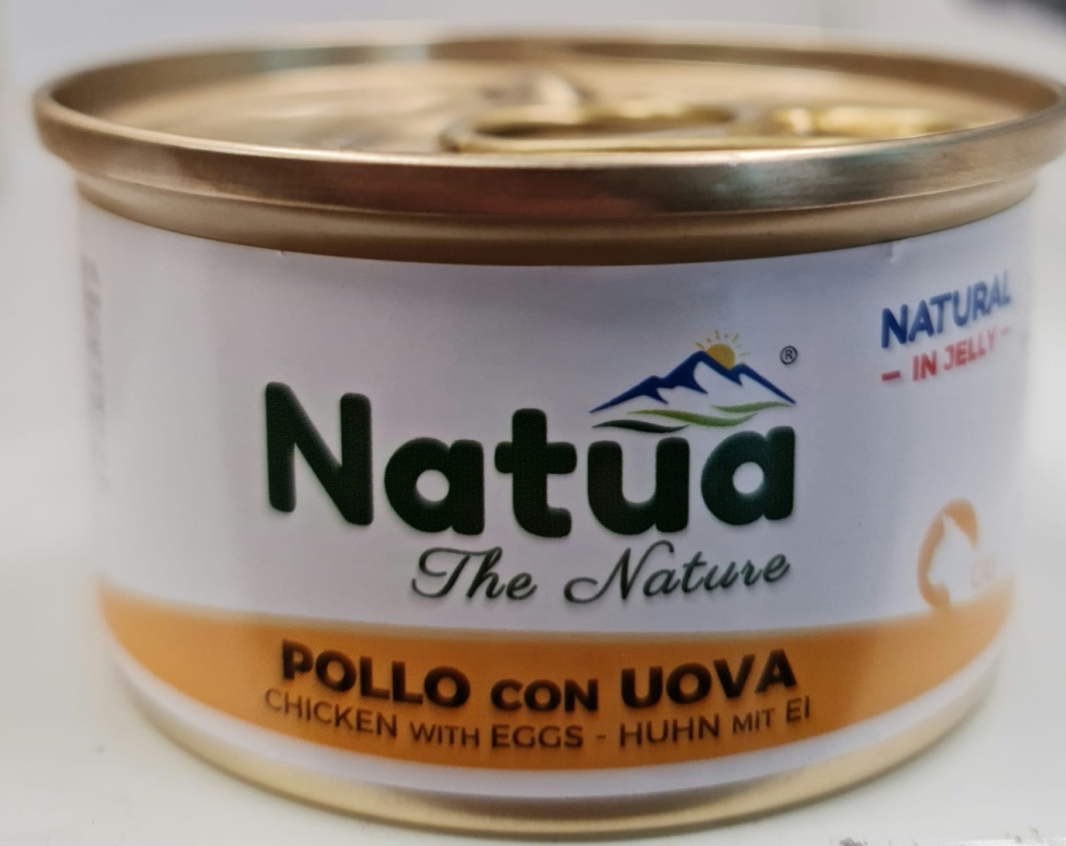 NATUA  NATURAL JELLY POLLO CON UOVA 