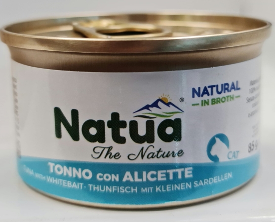 NATUA CAT BROTH TONNO CON ALICETTE Gatti
