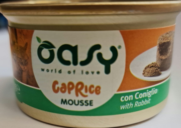 OASY WET CAT CAPRICE  MOUSSE CON CONIGLIO Gatti