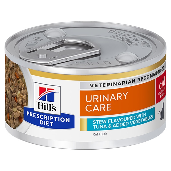 HILL'S PET NUTRITION PPRESCRIPTION DIET CAT C/D MULTICARE STRESS URINARY CARE SPEZZATINO CON TONNO E VERDURE