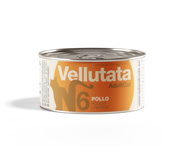V06 NATURAL CODE VELLUTATA ADULT CAT POLLO 