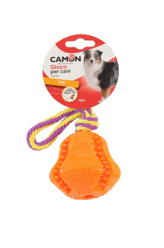 CAMON GIOCO CANE IN TPR CON CORDA SPARGI RICOMPENSE 
