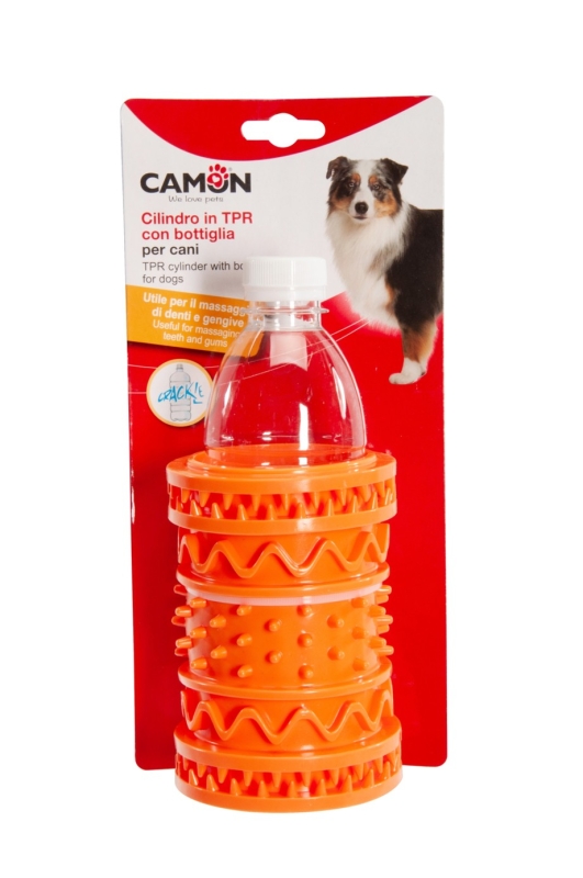 CAMON GIOCO CANE IN TPR CON BOTTIGLIA IN TPE 