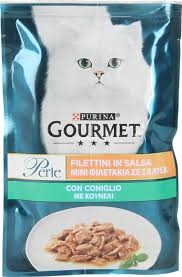 NESTLE' PURINA GOURMET PERLE FILETTINI IN SALSA CON CONIGLIO 