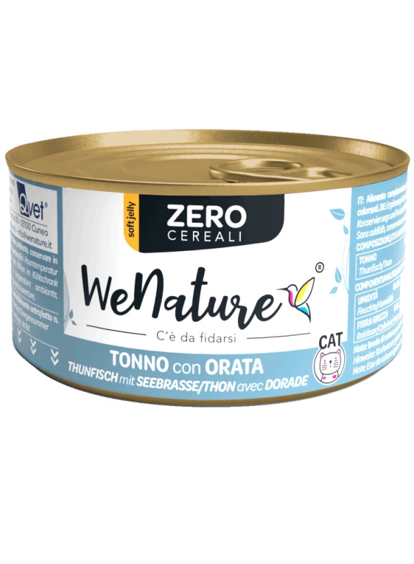 WENATURE TONNO CON ORATA ZERO CEREALI SOFT JELLY 