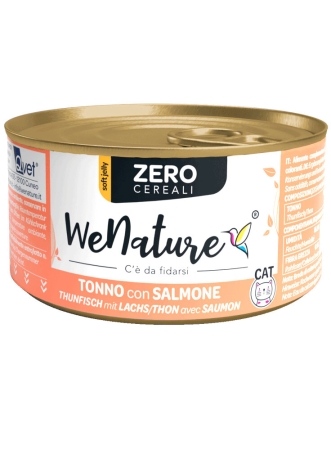 WENATURE TONNO CON SALMONE ZERO CEREALI SOFT JELLY Gatti