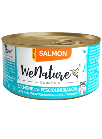 WENATURE SALMONE CON PESCIOLINI BIANCHI SOFT JELLY Gatti