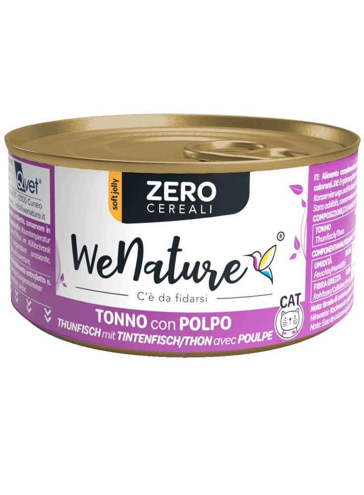 WENATURE TONNO CON POLPO ZERO CEREALI SOFT JELLY 