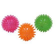 CROCI PALLA GOMMA FLASHING BALL COLORI ASSORTITI Cani