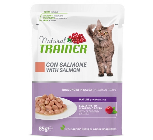 NATURAL TRAINER BOCCONCINI IN SALSA CON SALMONE MATURE 