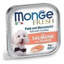 MONGE FRESH PATE' CON BOCCONCINI CON SALMONE Cani