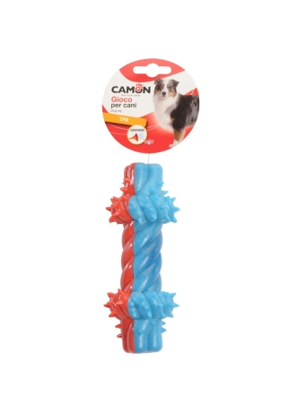 CAMON GIOCO CANE MANUBRIO INTRECCIATO IN TPR CON SQUEAKER Cani
