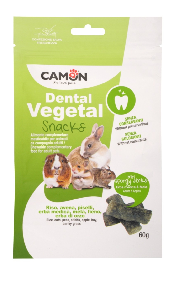 CAMON MINI SPONGY STICKS CON ERBA MEDICA E MELE 