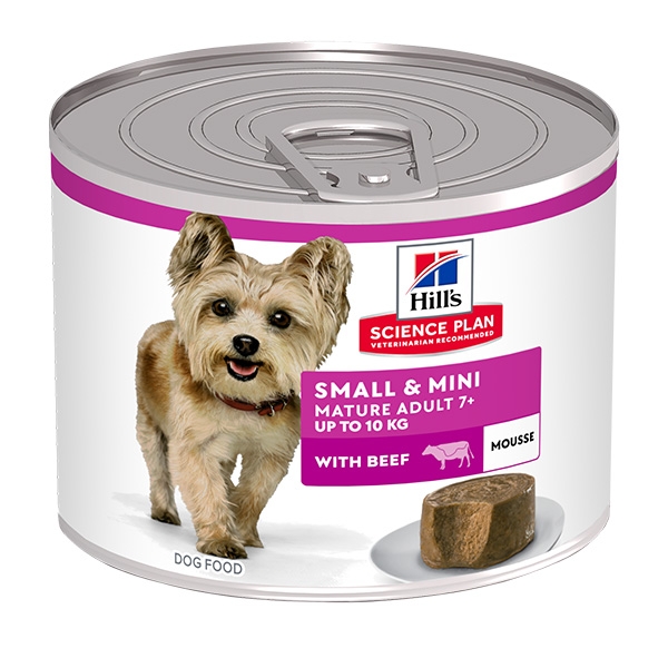 HILL'S PET NUTRITION SCIENZE PLAN MATURE SMALL & MINI MOUSSE CON POLLO 