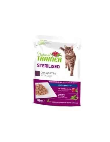 NATURAL TRAINER GATTO ADULT STERILISED ANATRA 