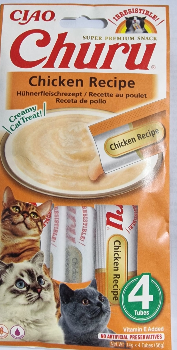 CIAO CHURU POLLO SNACK  GATTI 