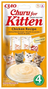 CIAO CHURU POLLO SNACK FUNZIONALI GATTI KITTEN 